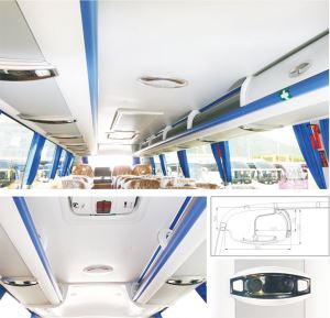 City Bus Interiør Trim For Dashborad Switch Bagage Rack Outlet Aluminum Bar Hange Ring